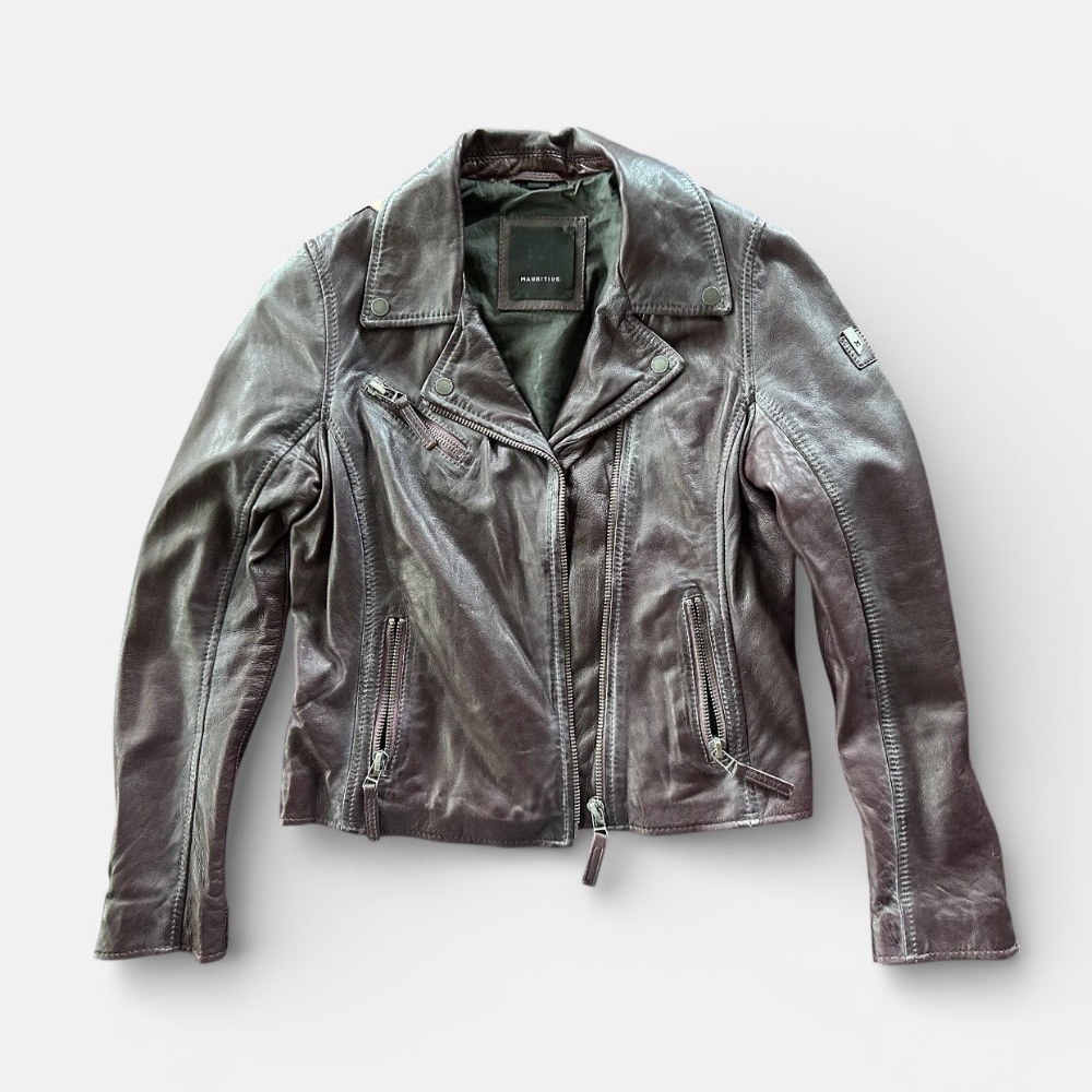 MAURITIUS WOMEN'S CHRISTY SCATTER STAR
LEATHER JACKET